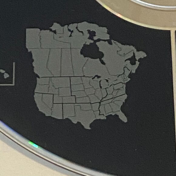 GM Cadillac Navigation Map Disc Version 1.0 Part Number 15906573U 86271-70V850 - Picture 8 of 13